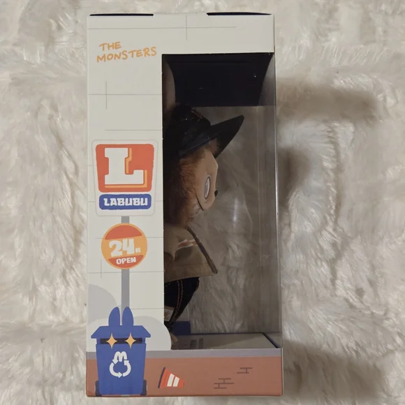 Pop Mart Lanbubu Plush Toy - Brown and Black - Picture 3 of 7